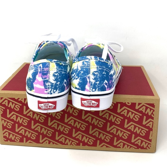 VANS Women's Size ComfyCush Authentic Tie-Dye Orchid Low Sneakers VN0A3WM749L - Picture 5 of 11